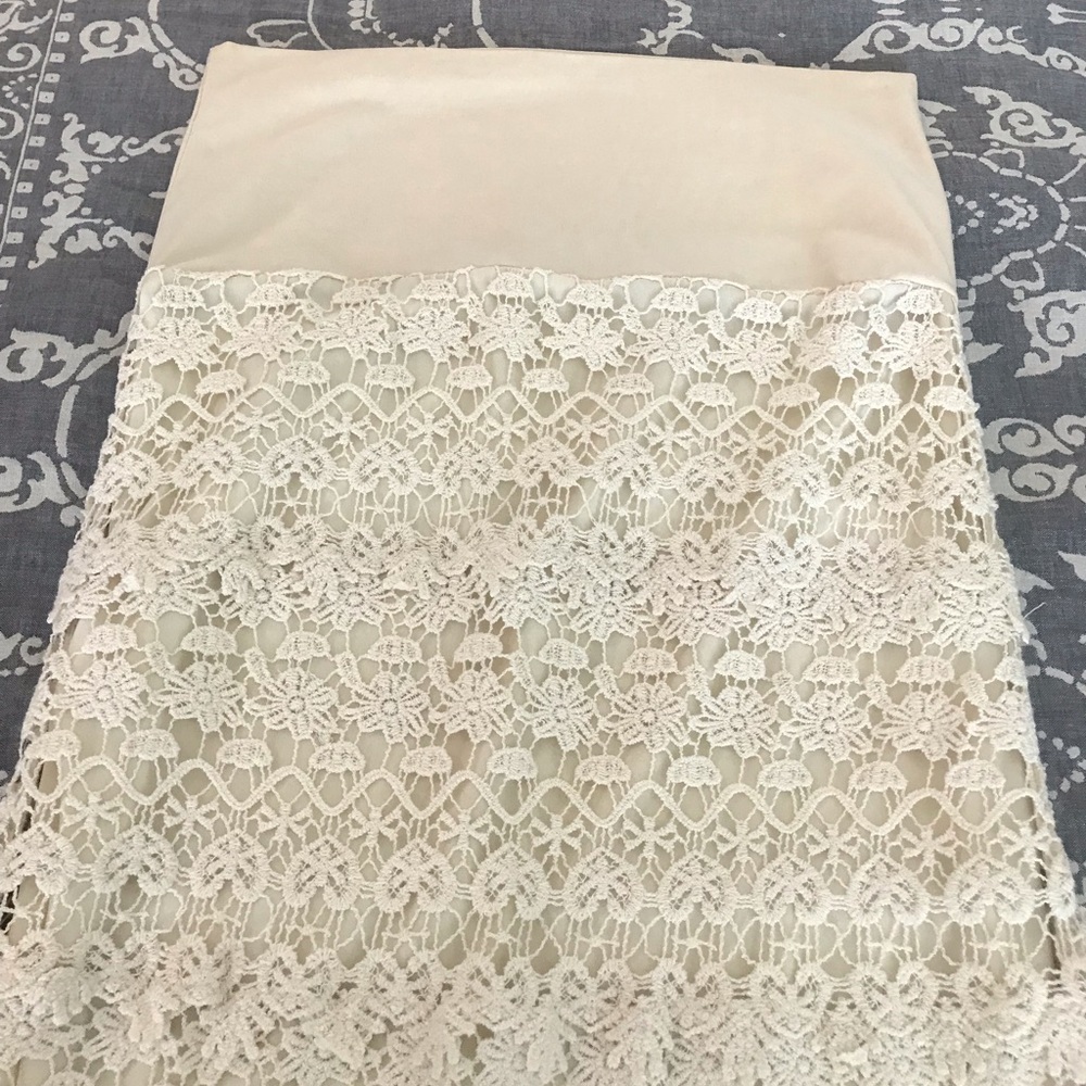 Solitaire by Ravi Khosla Ivory Crochet Lace Dress. NWOT. Size XS. - Picture 11 of 14